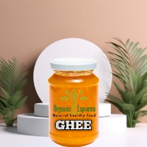 Ghee is a healthy, shelf-stable food that is the best alternative to plain butter or other cooking oils. Ghee is used as an ingredient in traditional dishes, as an ideal fat for frying, and even in Ayurvedic medicine!. Ghee is collected from evaporated cow milk solids. Product Type: Pure Ghee Type: Natural and Organic Brand: KHAAS FOOD Net Weight: 175 and 300 gram Made In: Bangladesh